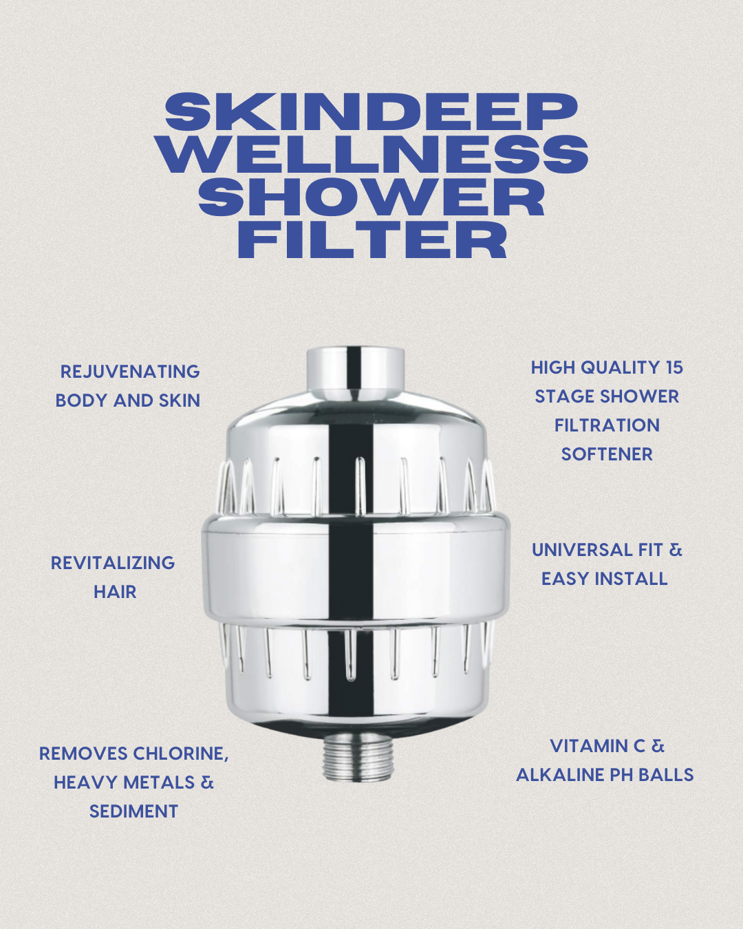 Skin Deep Wellness Shower Filter